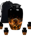 Soccer-themed Large Classic Memorial Urn