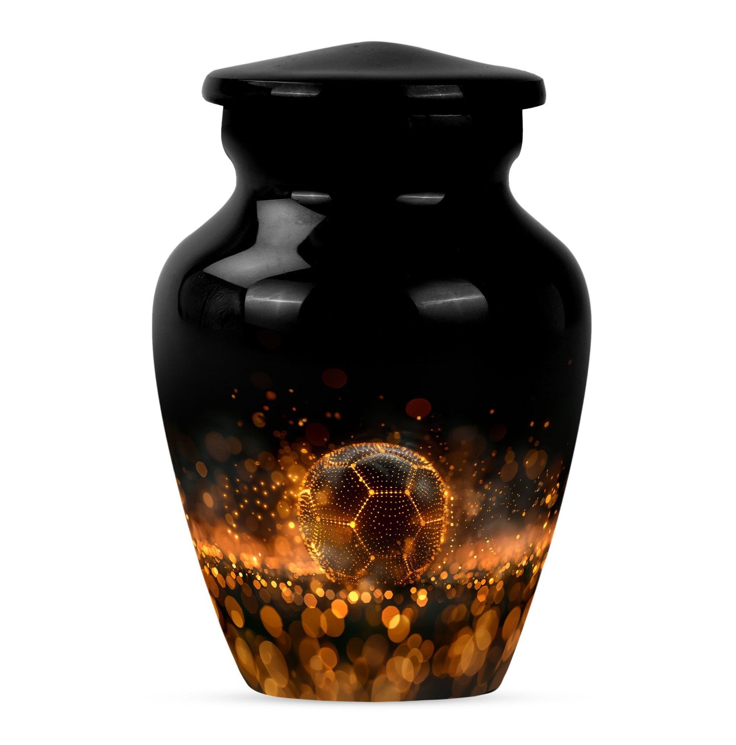 Soccer-themed Large Classic Memorial Urn
