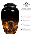 Soccer-themed Large Classic Memorial Urn