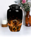 Soccer-themed Large Classic Memorial Urn