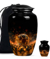 Soccer-themed Large Classic Memorial Urn