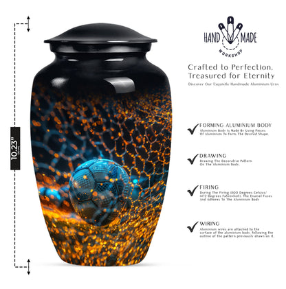 Soccer Memorial Urn for adults