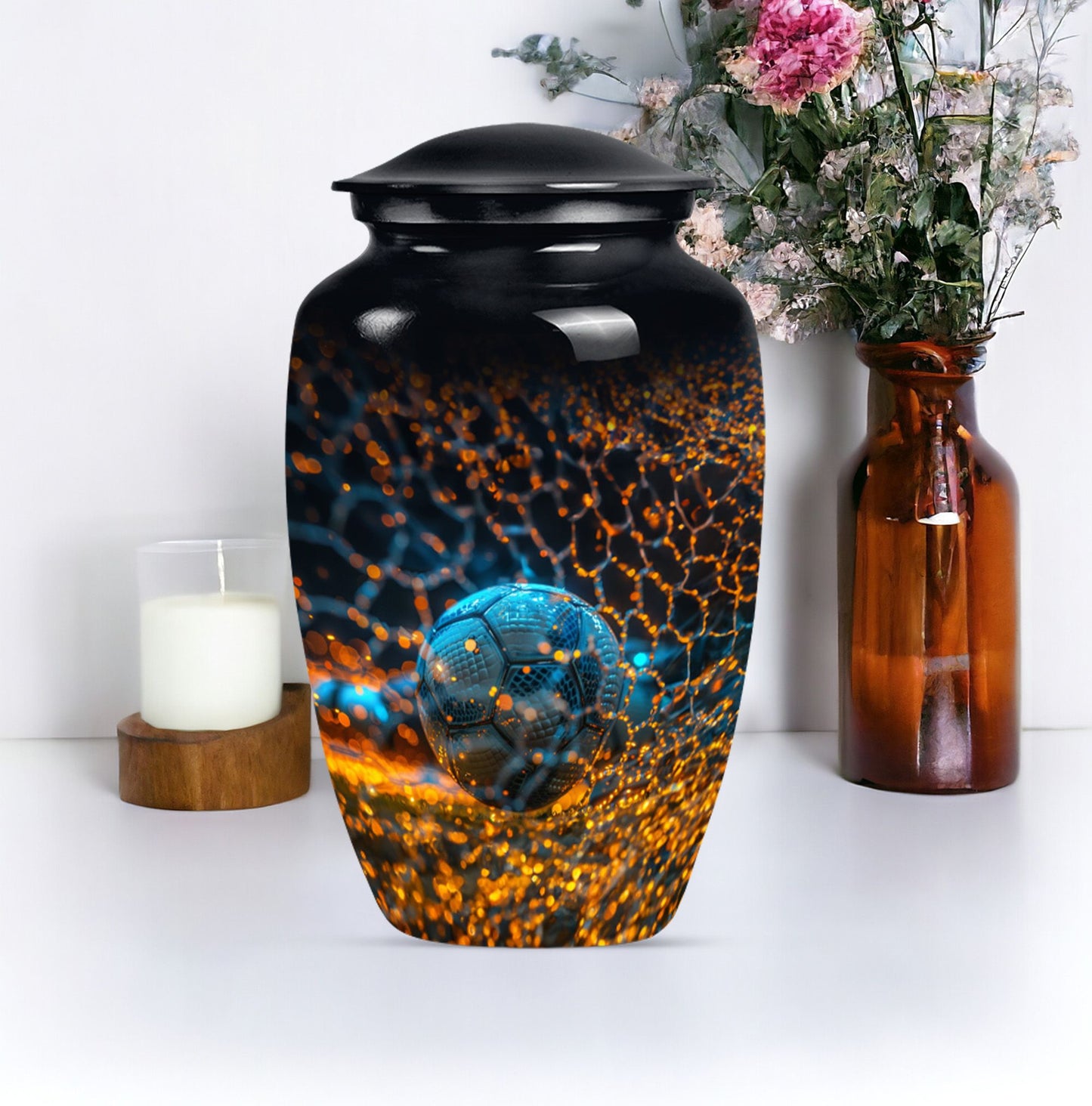 Soccer Memorial Urn for adults