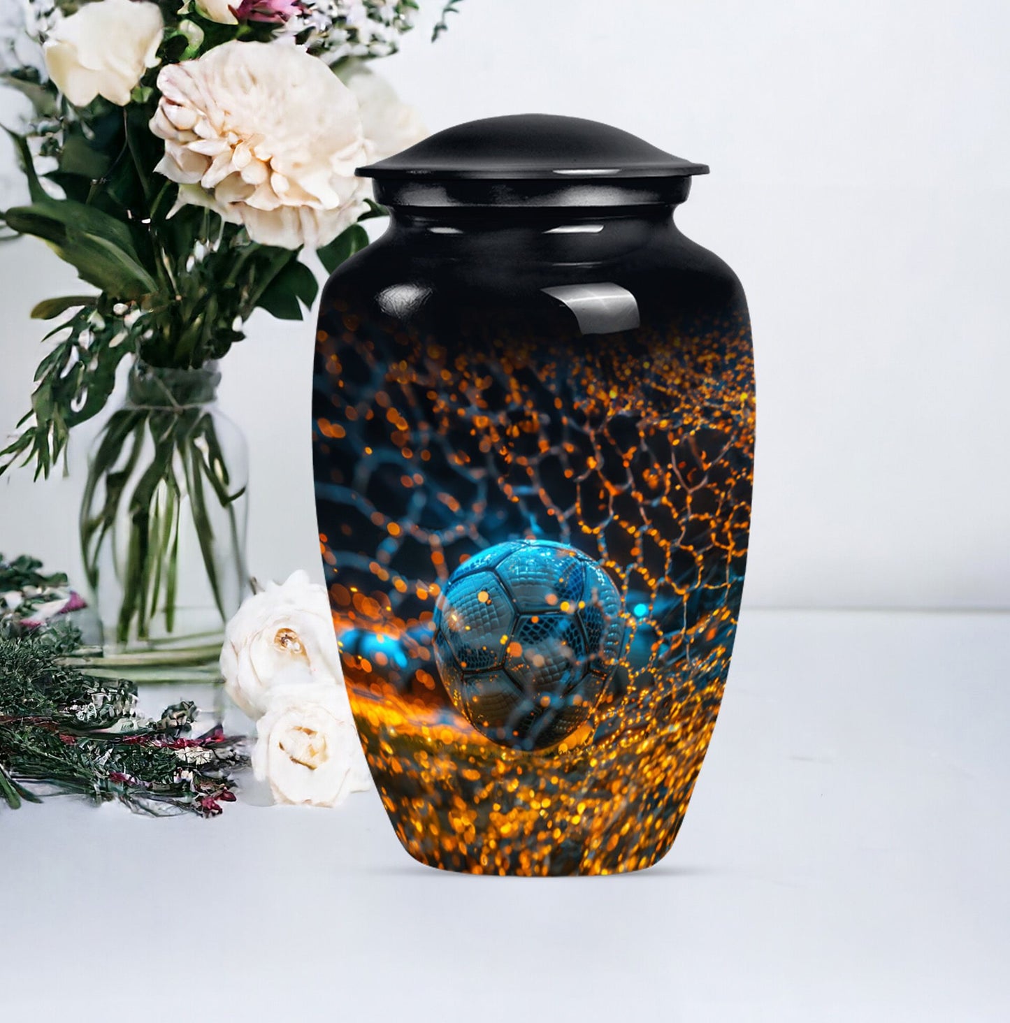 Soccer Memorial Urn for adults