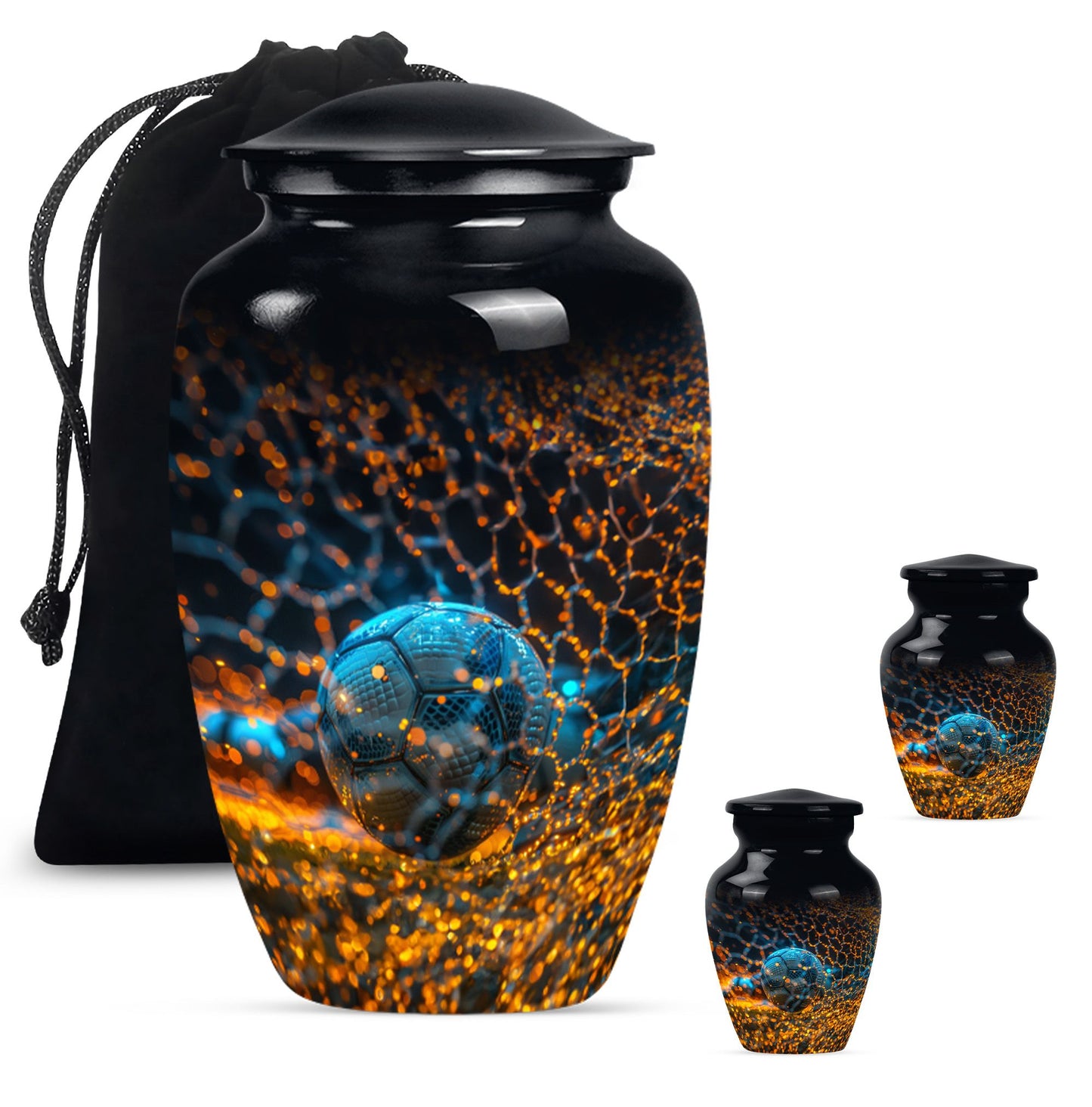 Soccer Memorial Urn for adults