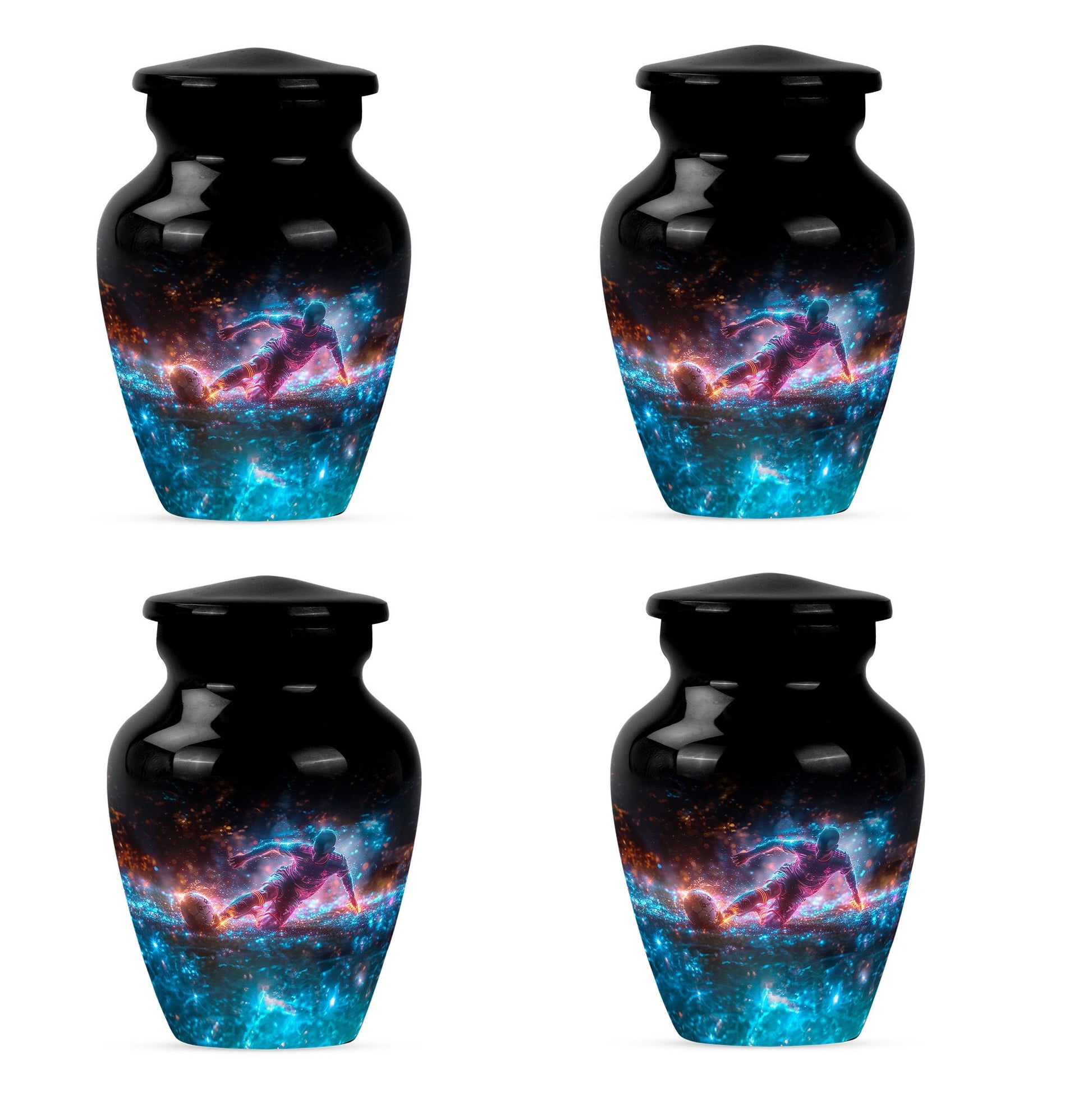 Soccer Keepsake For Ashes Large Funeral, Ashes Urn For Ashes