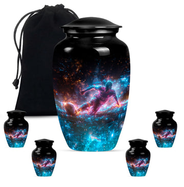 Large Urn With 4 Keepsake Urn