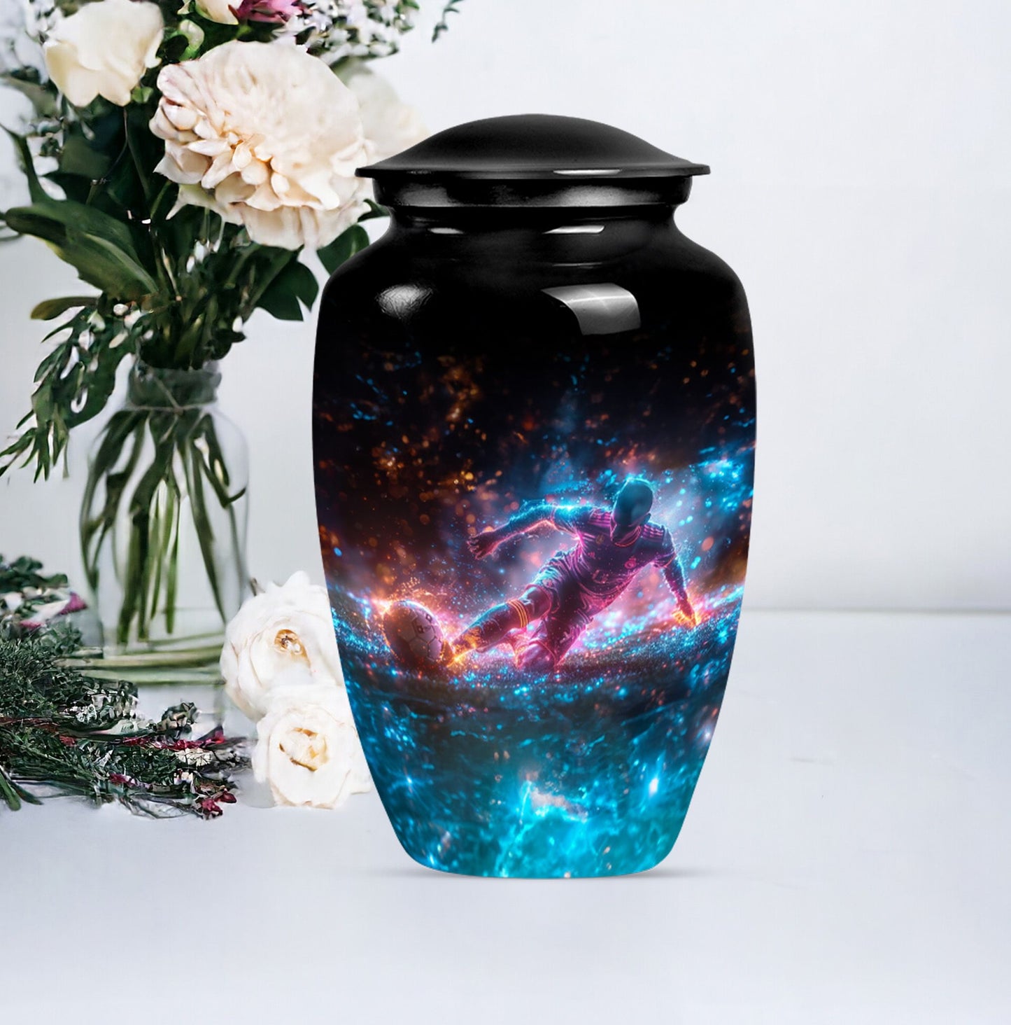 Classic Soccer Urn for dad.