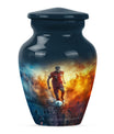 Soccer Memorial Urn Funeral, Ashes Cremation Urn