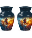 Soccer Memorial Urn Funeral, Ashes Cremation Urn