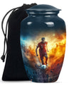 Soccer Memorial Urn Funeral, Ashes Cremation Urn