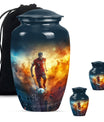 Soccer Memorial Urn Funeral, Ashes Cremation Urn