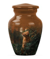 Orange Cat Urn Funeral For Ashes Funeral, Ashes Memorial Urn