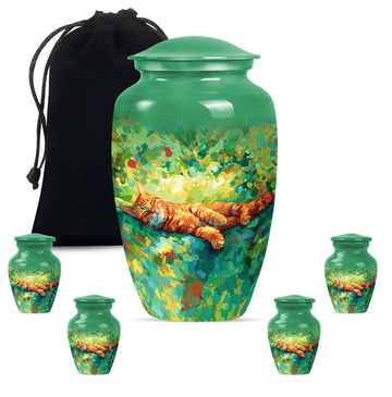 Large Urn with 4 Small Urn