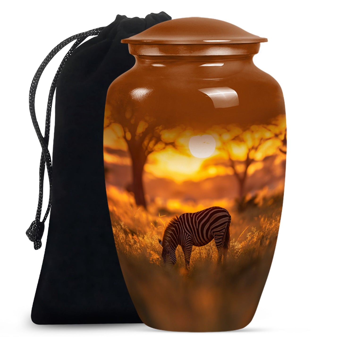 abstract large burial urn for ashes