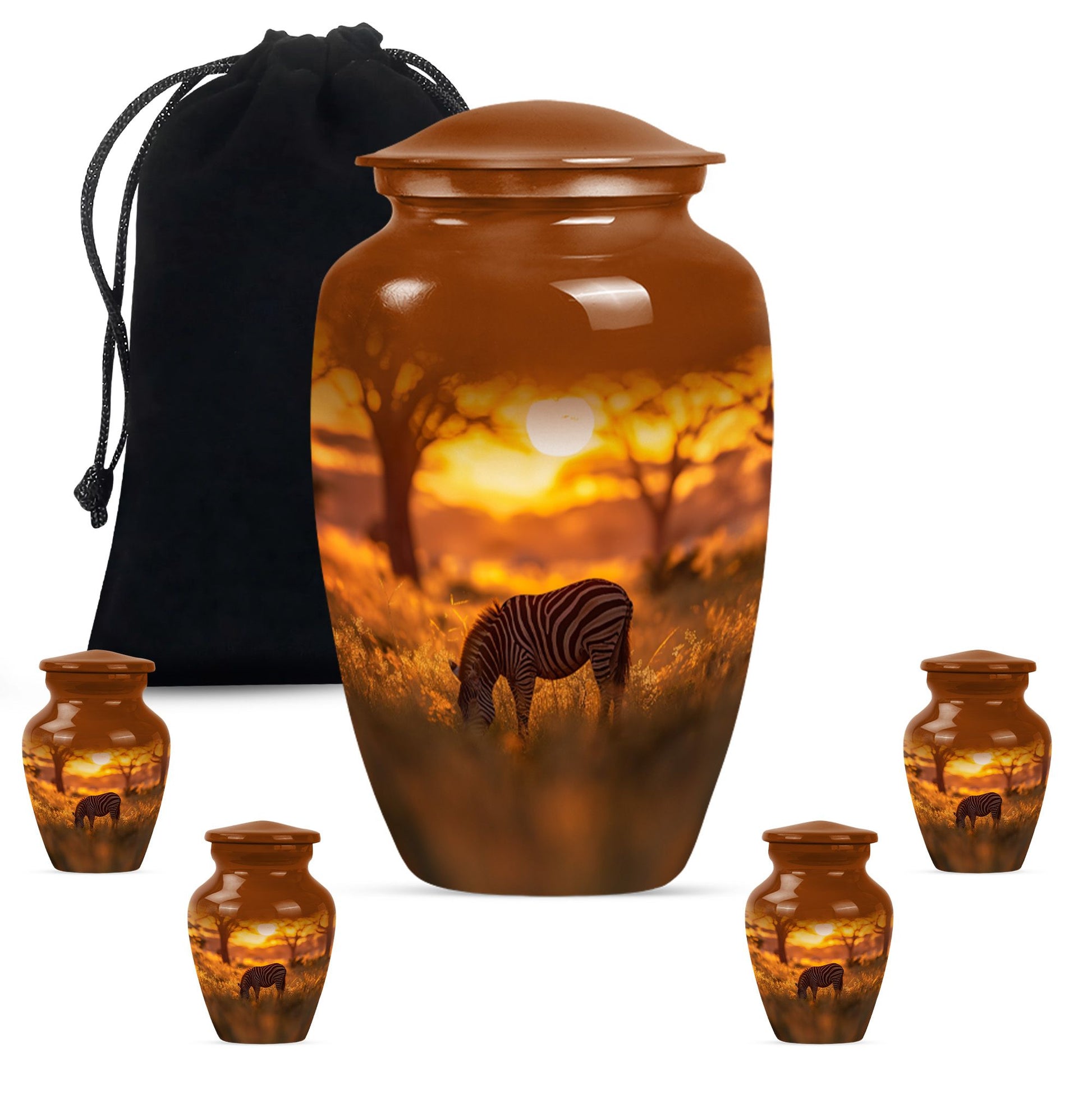 abstract large burial urn for ashes