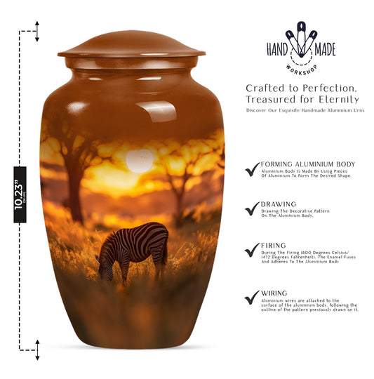 abstract large burial urn for ashes