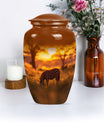 abstract large burial urn for ashes