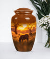 abstract large burial urn for ashes