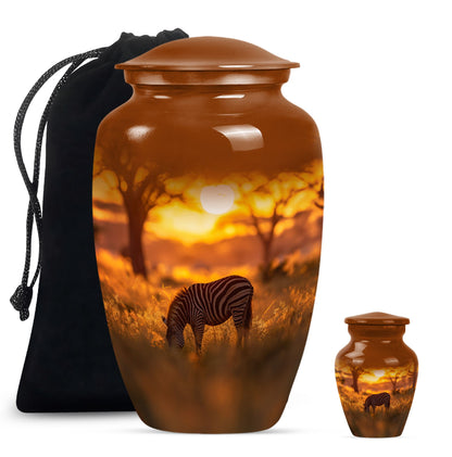 abstract large burial urn for ashes