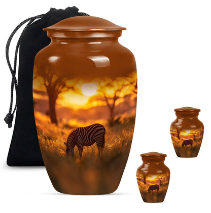 abstract large burial urn for ashes