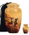 Zebra Urn For Human Ashes Dad Funeral, Ashes Urn