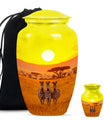 Zebra Memorial Urns And Funeral For Ashes Large Funeral, Ashes Urn