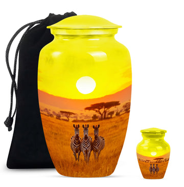 Large Urn With 1 Keepsake Urn