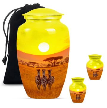 Large Urn With 2 Keepsake Urn