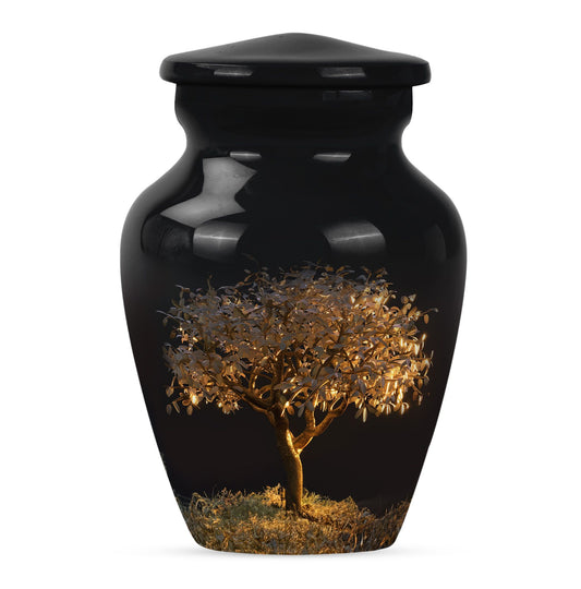 Tree Of Life Keepsake For Human Ashes Funeral, Ashes Memorial Urn