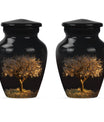 10-inch Classic Aluminium Tree of Life Urn for human ashes.