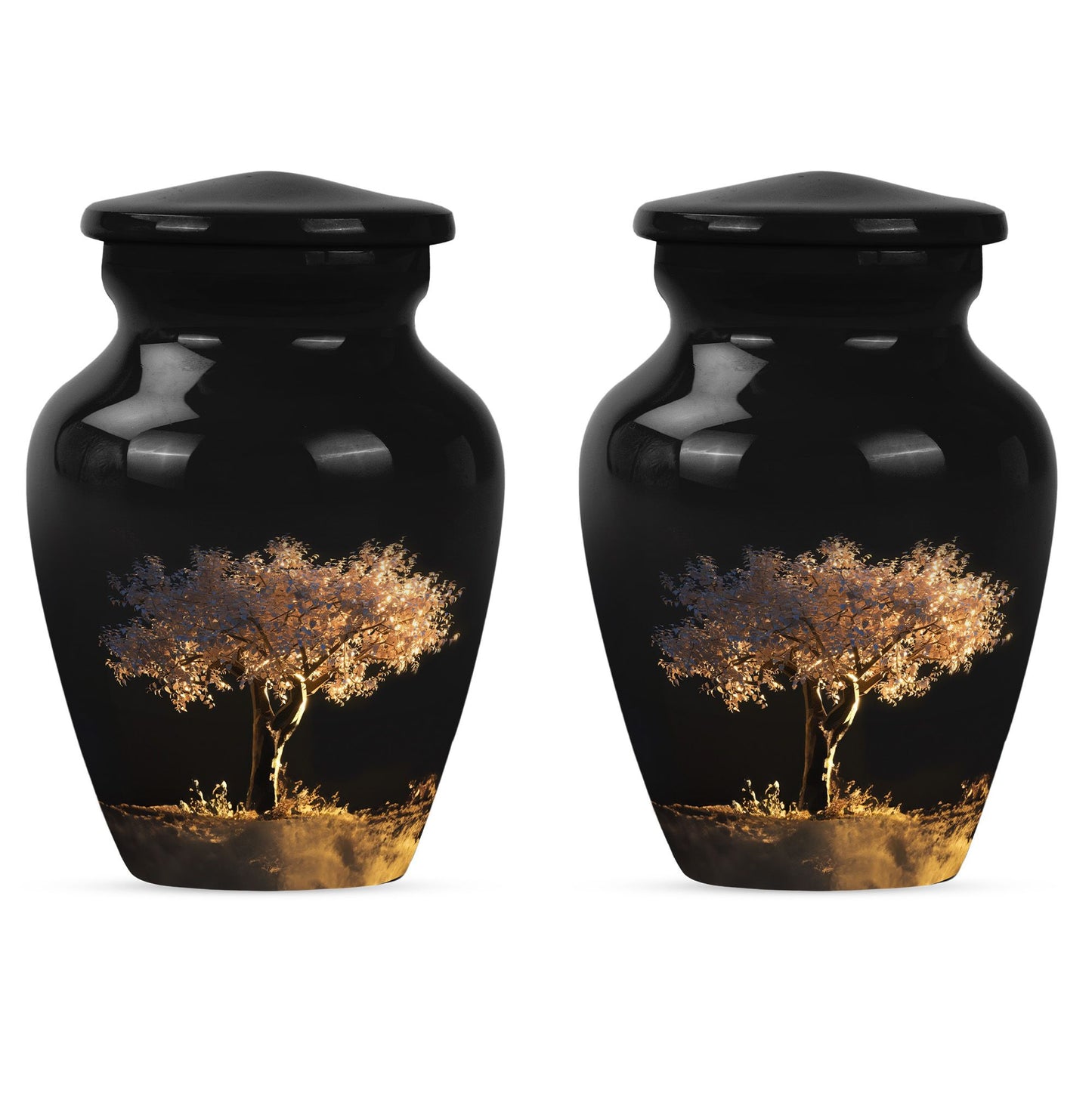 Personalized Tree of Life Cremation Urn for Human Ashes - 10-inch, 200 cu in - Yatskia