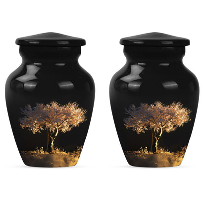 Personalized Tree of Life Cremation Urn for Human Ashes - 10-inch, 200 cu in - Yatskia