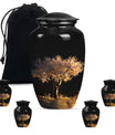 10-inch classic Tree of Life urn for adult human ashes.