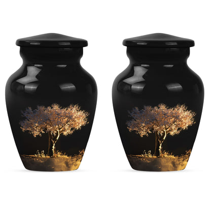 10-inch classic Tree of Life urn for adult human ashes.