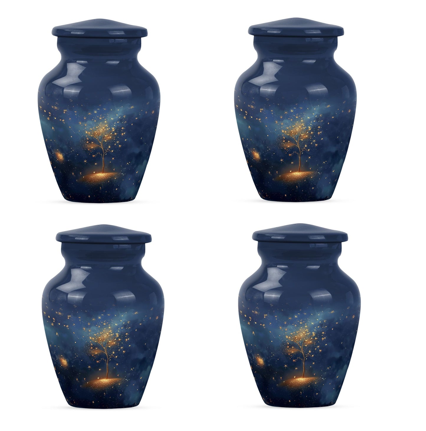 Personalized Tree of Life Memorial Urn for Human Ashes - 10-inch, 200 cu in - Yatskia