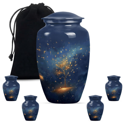 Large classic tree of life burial urn.
