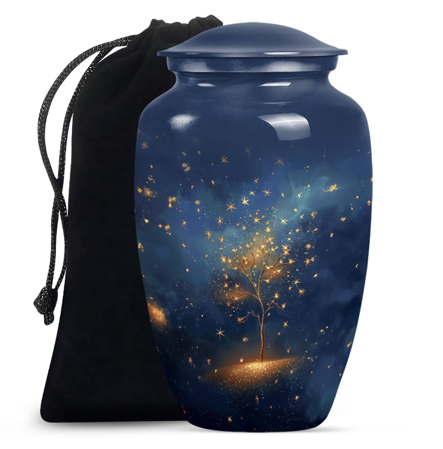 Personalized Tree of Life Memorial Urn for Human Ashes - 10-inch, 200 cu in - Yatskia