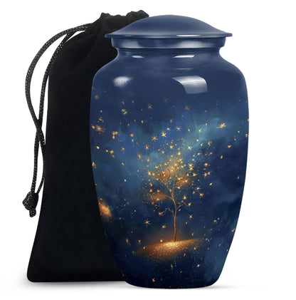 Personalized Tree of Life Memorial Urn for Human Ashes - 10-inch, 200 cu in - Yatskia