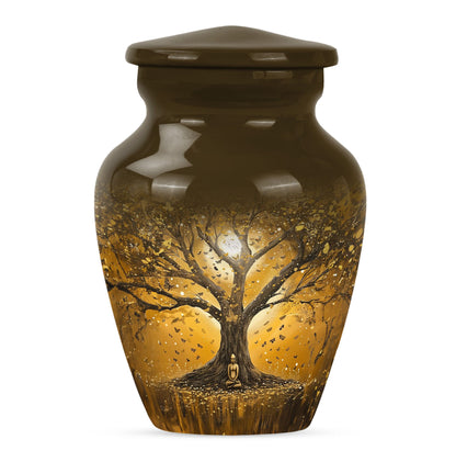 Personalized Tree of Life Keepsake Urn for Human Ashes - 10-inch, 200 cu in - Yatskia