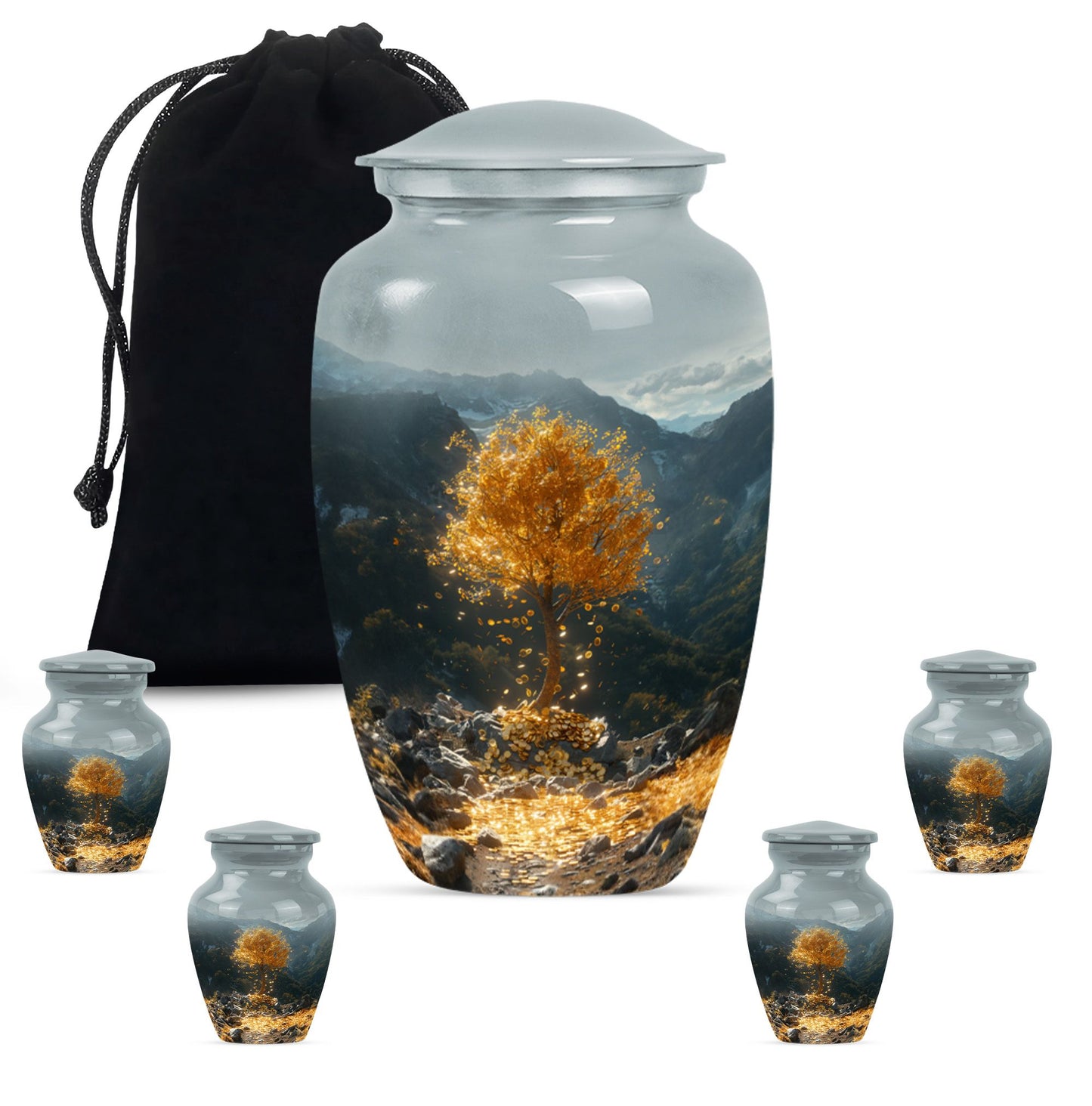 Ten inch Tree of Life cremation urn.