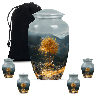 Ten inch Tree of Life cremation urn.