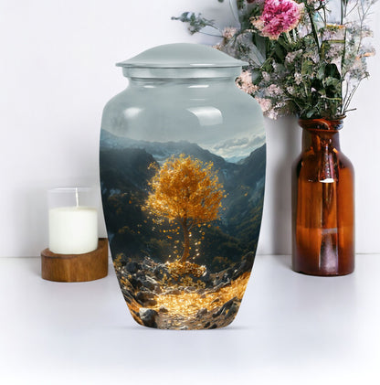 Ten inch Tree of Life cremation urn.