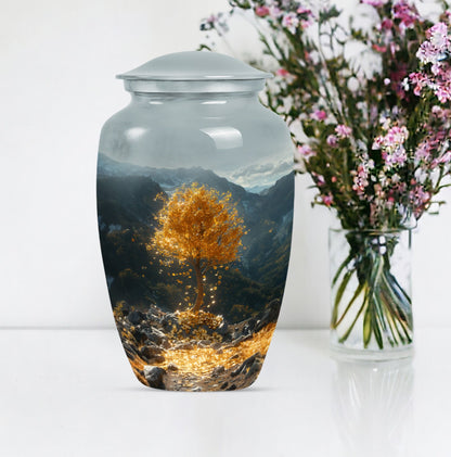 Ten inch Tree of Life cremation urn.