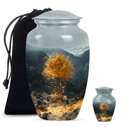 Ten inch Tree of Life cremation urn.