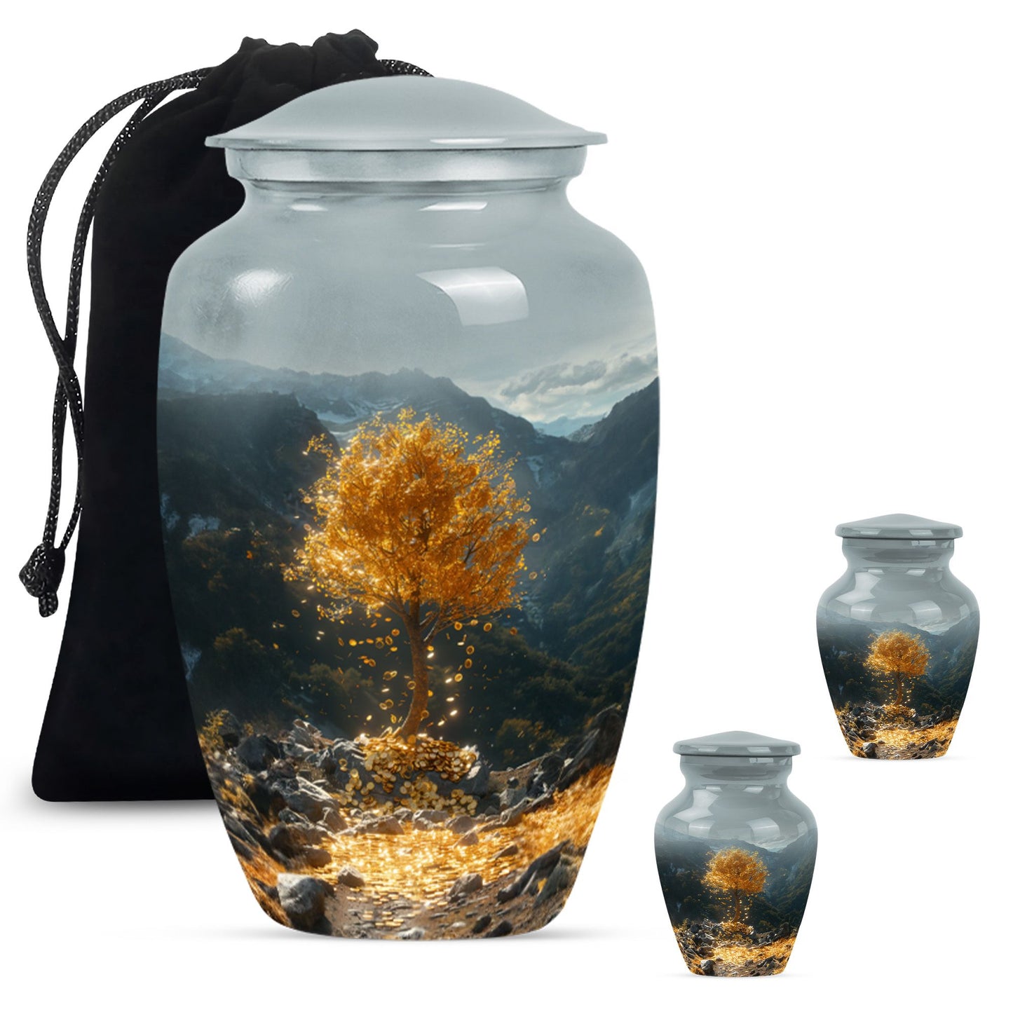 Ten inch Tree of Life cremation urn.