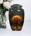 10-inch tree of life urn in classic design for human ashes.