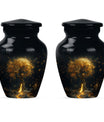 10-inch tree of life urn for burial ashes.