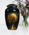 10-inch tree of life urn for burial ashes.