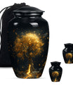 10-inch tree of life urn for burial ashes.